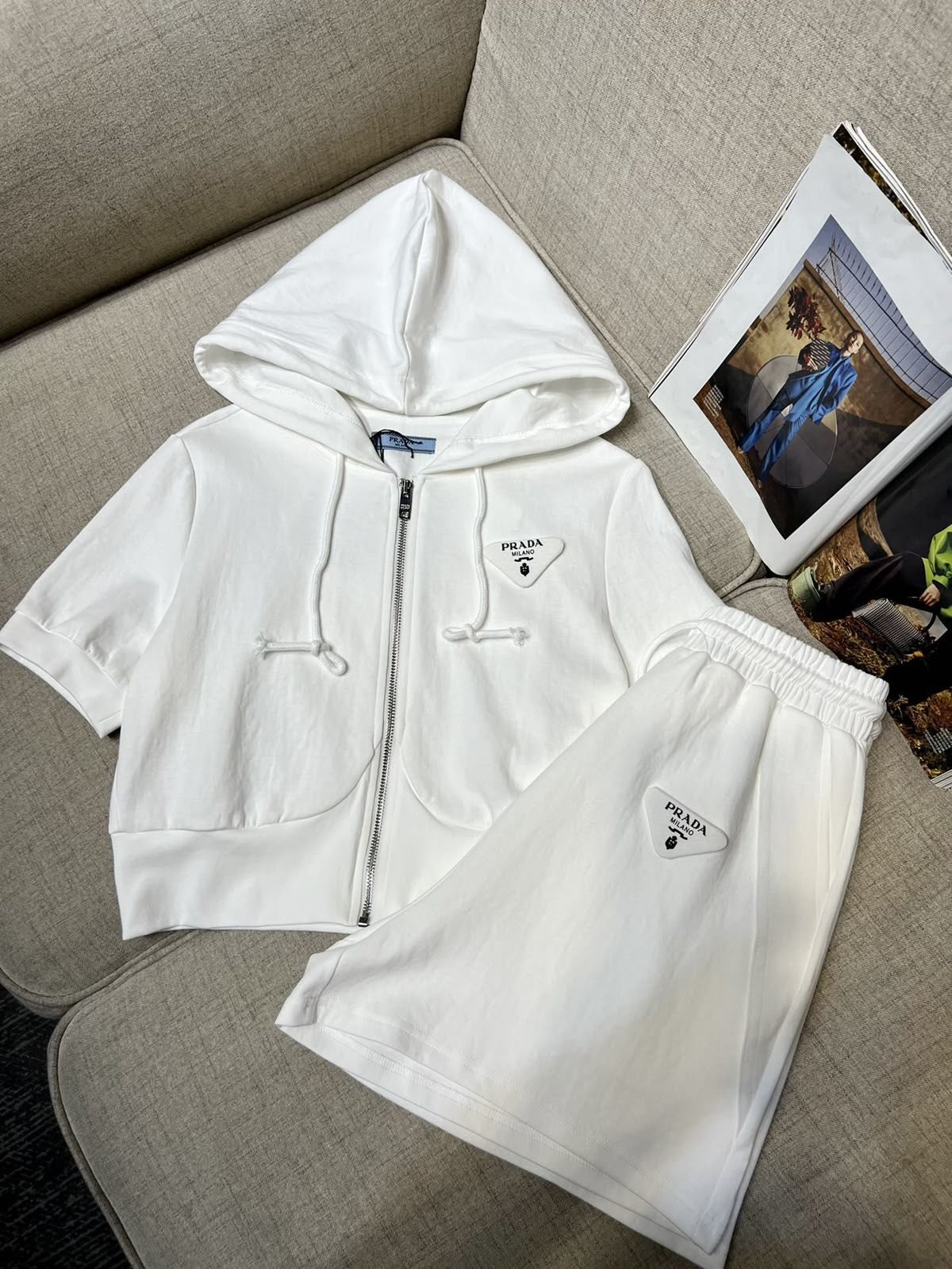 PRADA HOODIE SET