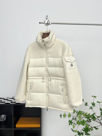 Moncler Long Down Jacket Women's White