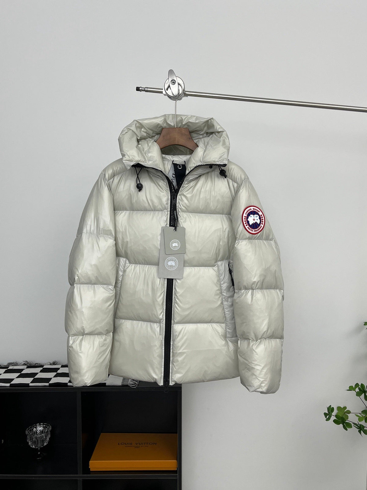 White Canada Goose Coat