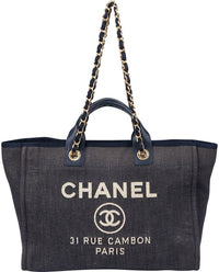 CHANEL DEAUVILLE SHOPPING BAG
