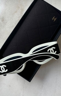 CHANEL SUNGLASSES B & W