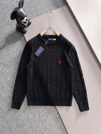 Polo Ralph Lauren Solid Crew Neck Long Sleeve Sweater