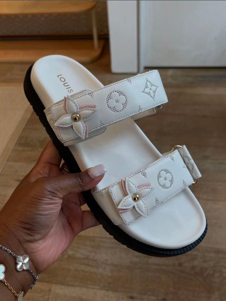 WHITE LV SLIDES