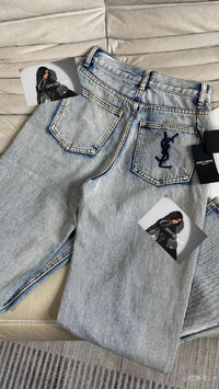 YSL REVERSED POCKET JEANS