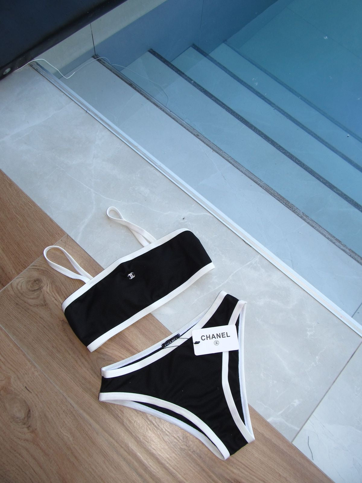 CHANEL CROP SPORT BIKINI