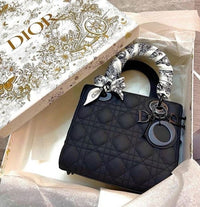 BLACK LADY DIOR BAG