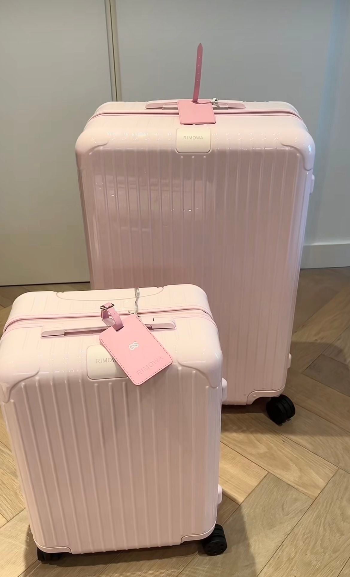 RIMOWA PINK SUITCASE