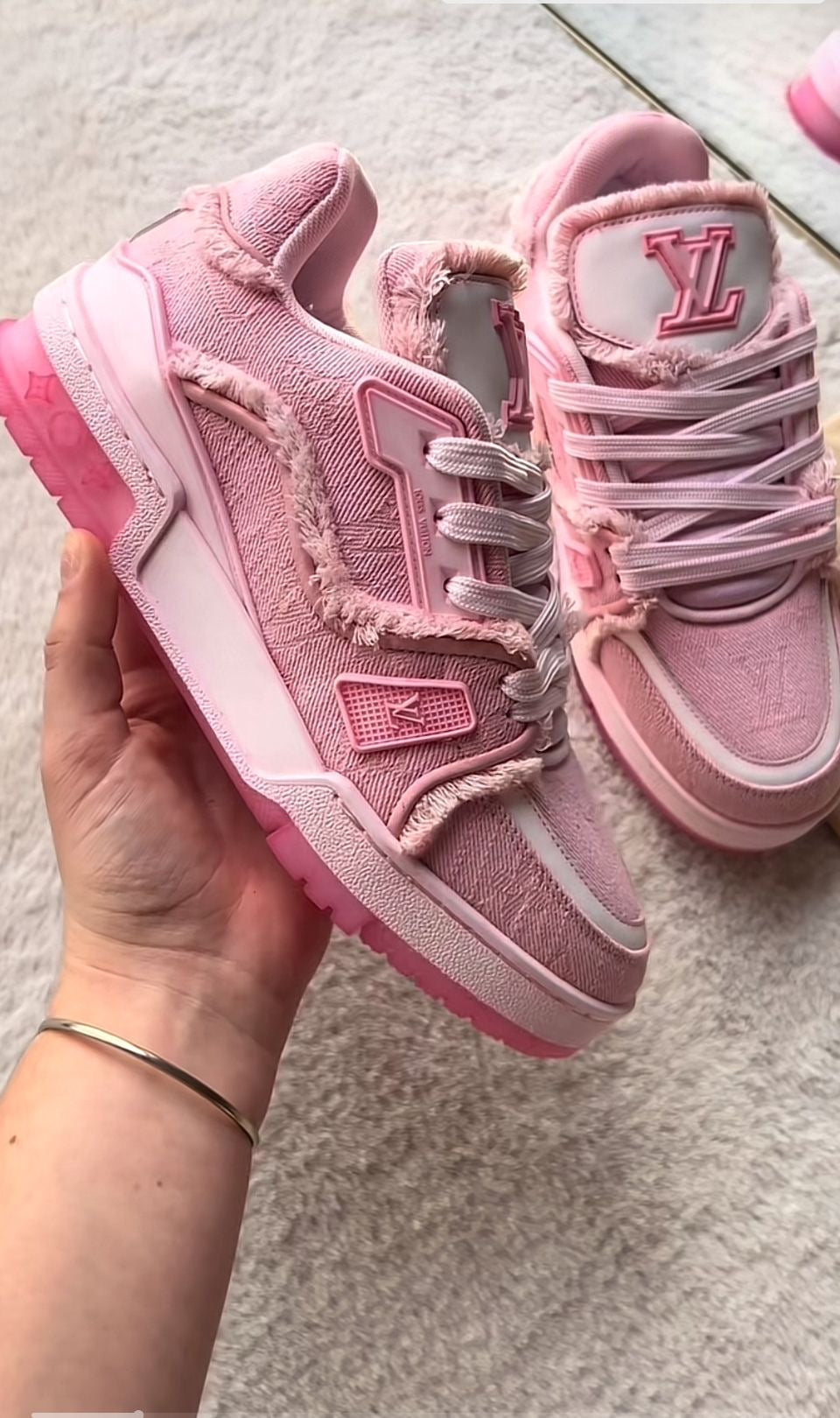 PINK LV CANDY SHOES