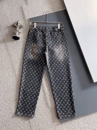 Lv Black Washed Jeans