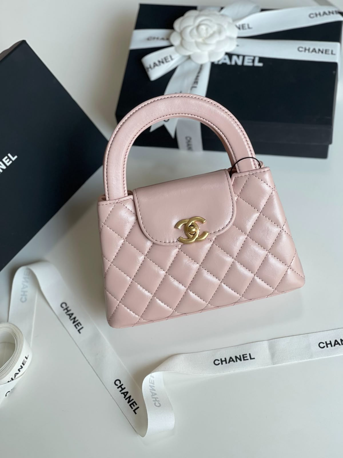 CHANEL PINK MINI KELLY BAG